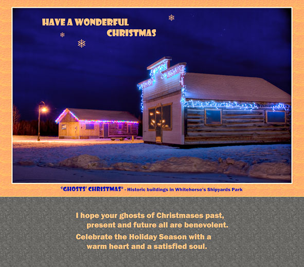 Ghosts' Christmas Christmas Card 2010