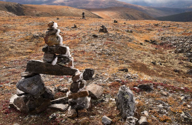 photo: Inuksuit on Top of the World