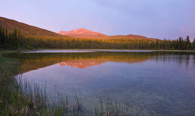 Late Light over Pancake Lake Late Light over Pancake Lake