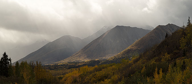 photo: Showers at Dezadeash